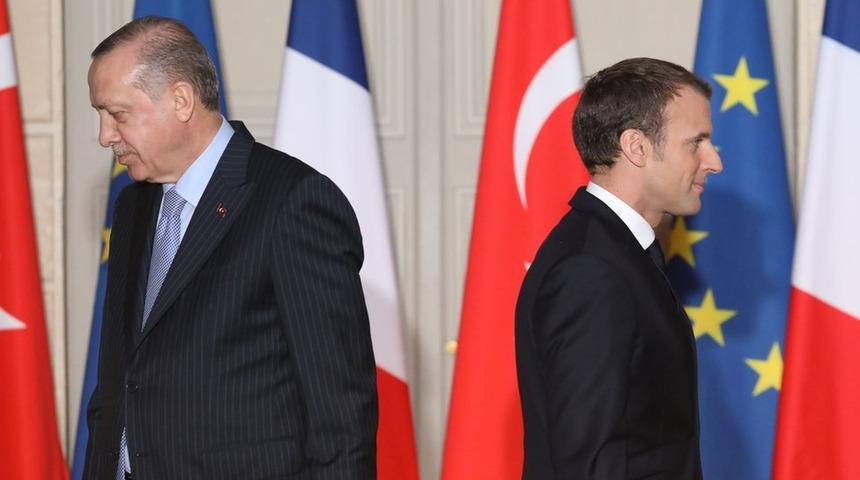 Fransa Cumhurbaşkanı Macron'dan Cumhurbaşkanı Erdoğan'a yanıt