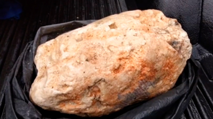 Y&uuml;zen altın! İşsiz adam balina kusmuğu buldu servete kondu 