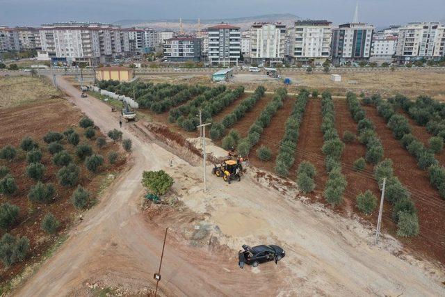 Taşkınları karşı yağmurlama hatları döşeniyor