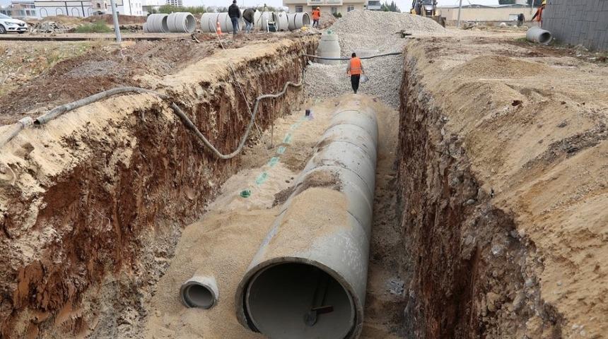 Taşkınları karşı yağmurlama hatları d&ouml;şeniyor