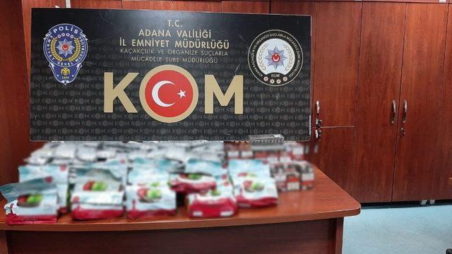 Adana’da kaçakçılık operasyonu
