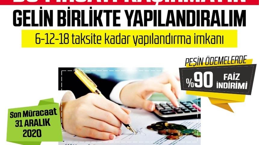 Bayburt Belediyesi’nden borç yapılandırma imkânı