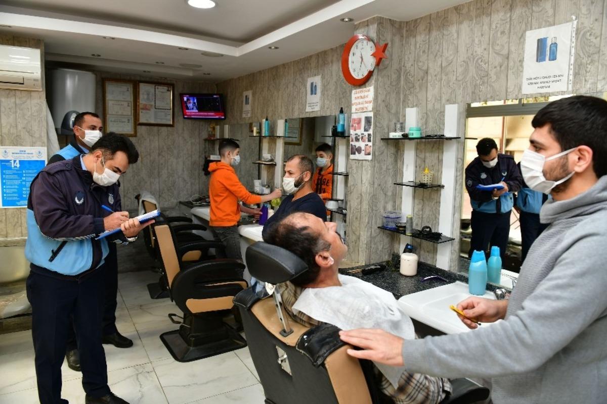&Ccedil;iğli&rsquo;de berber ve kuaf&ouml;rlere korona vir&uuml;s denetimi