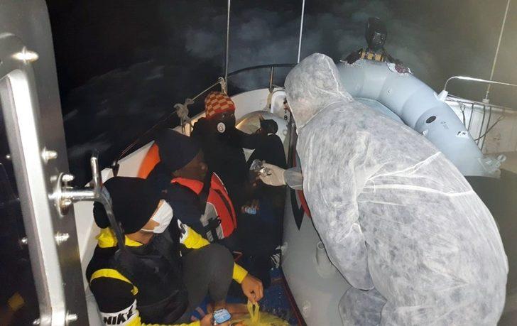 16 düzensiz göçmen kurtarıldı G1