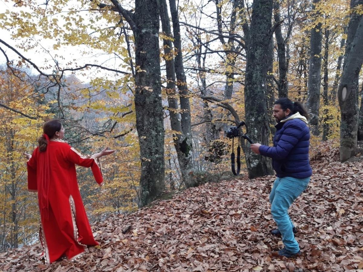 Domani&ccedil; Dağları&rsquo;nda klip &ccedil;ekildi