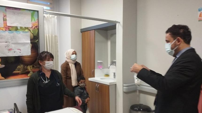 Başhekim &Ccedil;elik&rsquo;ten personel moral ziyareti