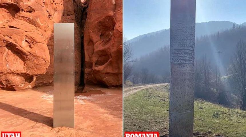ABD'nin ardından Romanya'da da monolit bulundu
