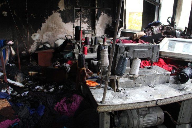 Bir katı yanan iş hanında 1 milyonluk zarar oluştu G2