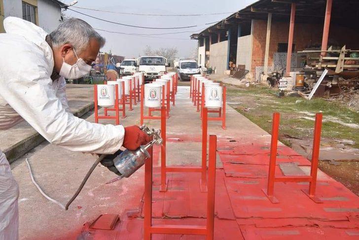 Çan Belediyesi çöp kovalarını kendi üretmeye başladı G2