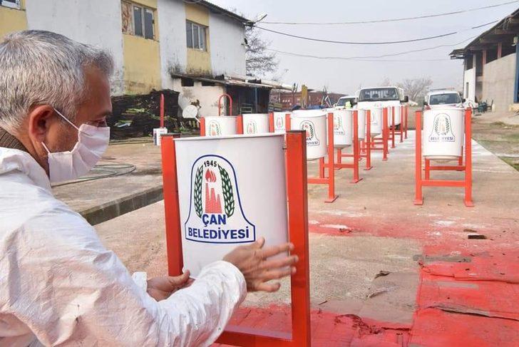 Çan Belediyesi çöp kovalarını kendi üretmeye başladı G3