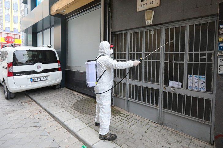 Denizli Büyükşehir dezenfekte çalışmalarına devam ediyor G1