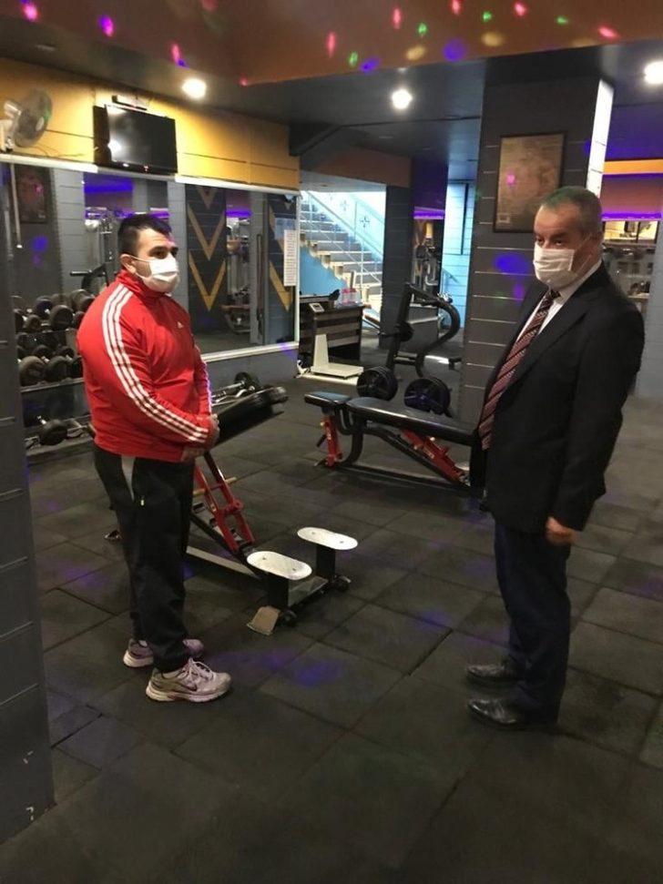 Spor tesislerine maske denetimi yapıldı G2