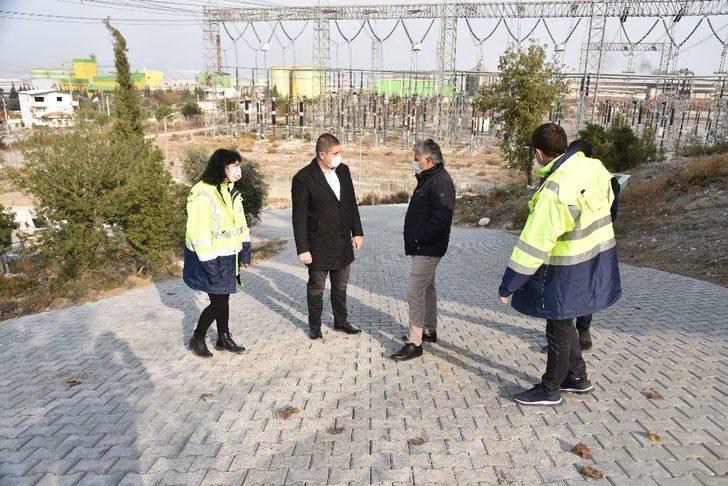 Büyükşehirden Aşağı Kayapınar Mezarlığında kilit parke çalışması G3