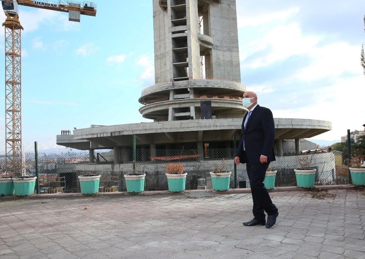 Başkent&rsquo;te cumhuriyetin 100. yılını temsilen Cumhuriyet Kulesi inşa ediliyor