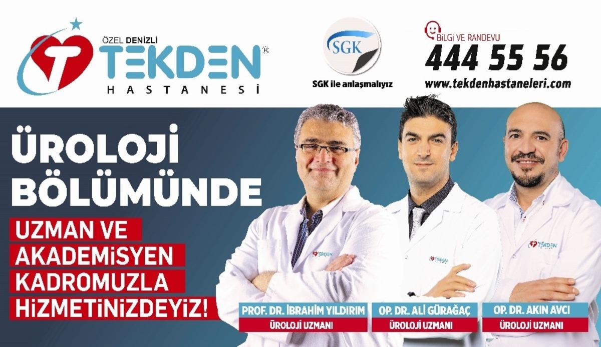 Denizli Tekden Hastanesinden uyarı; &ldquo;Prostattan korkmayın, ge&ccedil; kalmaktan korkun&rdquo;