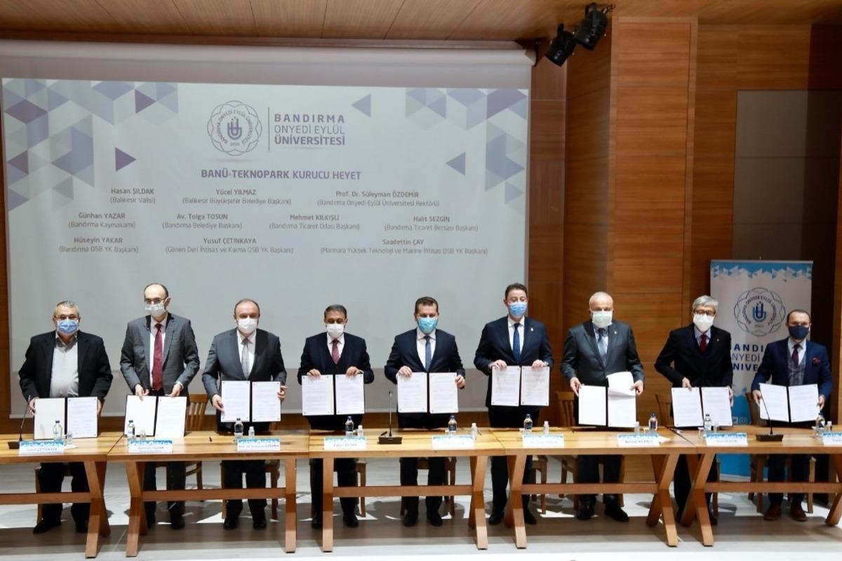 BAN&Uuml; Teknopark i&ccedil;in imzalar atıldı