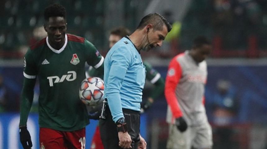 Ali Palabıyık, Lokomotiv Moskova - Salzburg maçında düdük çaldı