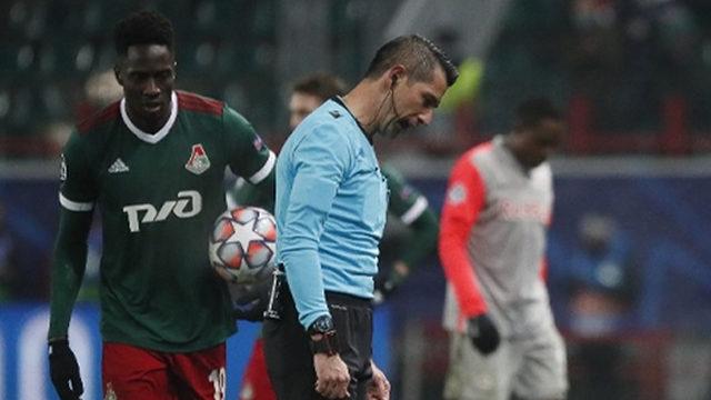 Ali Palabıyık, Lokomotiv Moskova - Salzburg maçında düdük çaldı