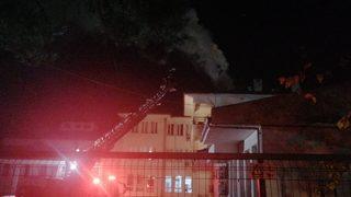 Muğla'da huzurevinin bacasında çıkan yangın korkuttu