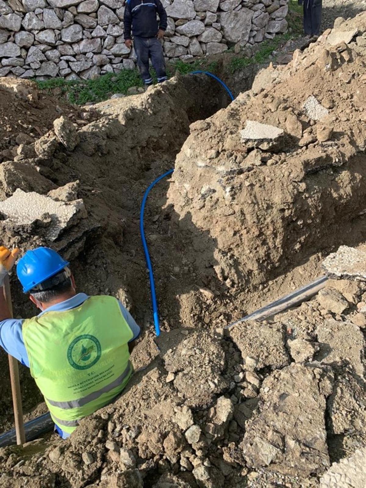 Marmaris&rsquo;te i&ccedil;me suyu &ccedil;alışmaları