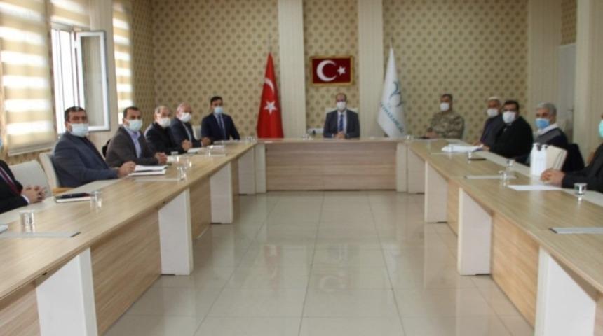 Bismil&rsquo;de pandemi toplantısı d&uuml;zenlendi