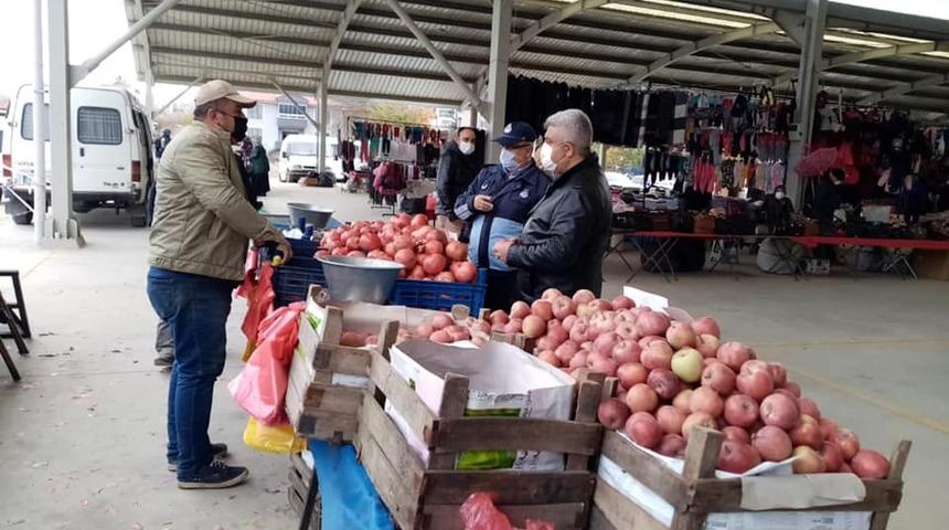 Hisarcık&rsquo;ta kurulan pazarın g&uuml;n&uuml; değişti