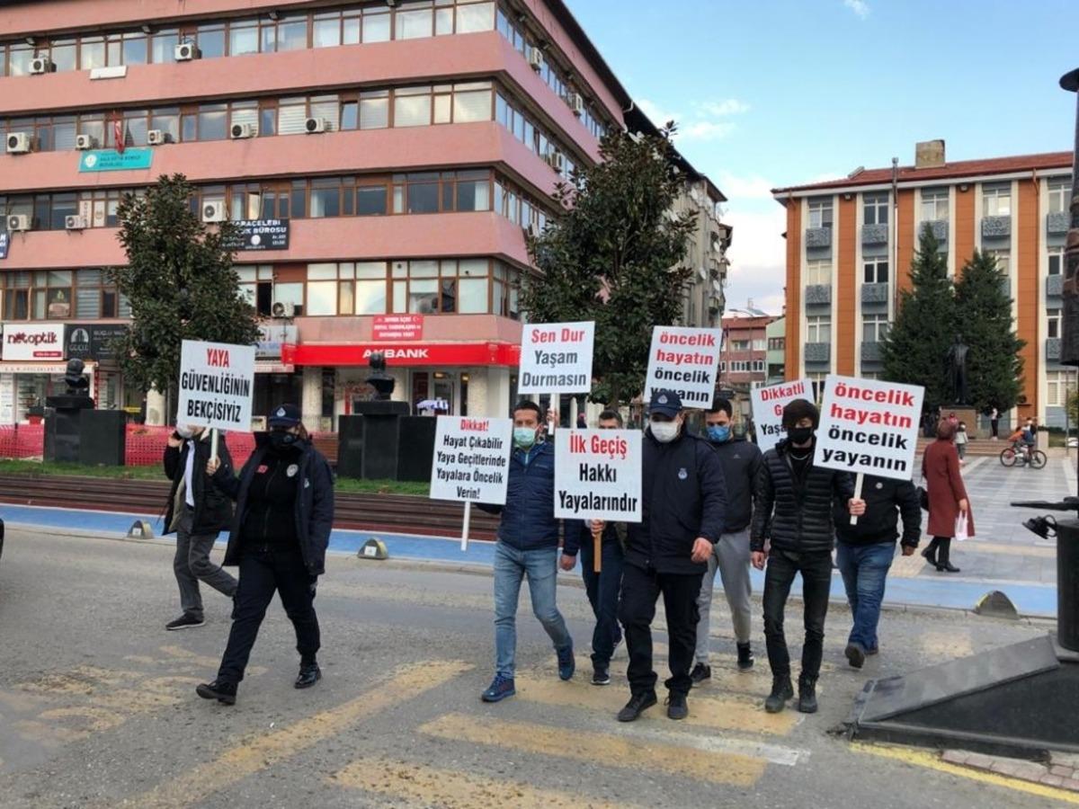 Devrek&rsquo;te yaya &ouml;nceliği denetimi ger&ccedil;ekleştirildi