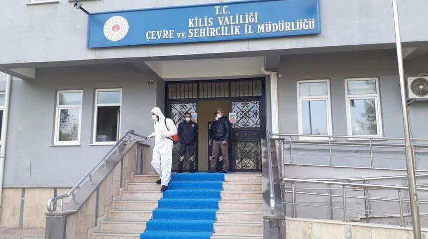 Kilis&rsquo;te Dezenfekte &ccedil;alışmaları s&uuml;r&uuml;yor
