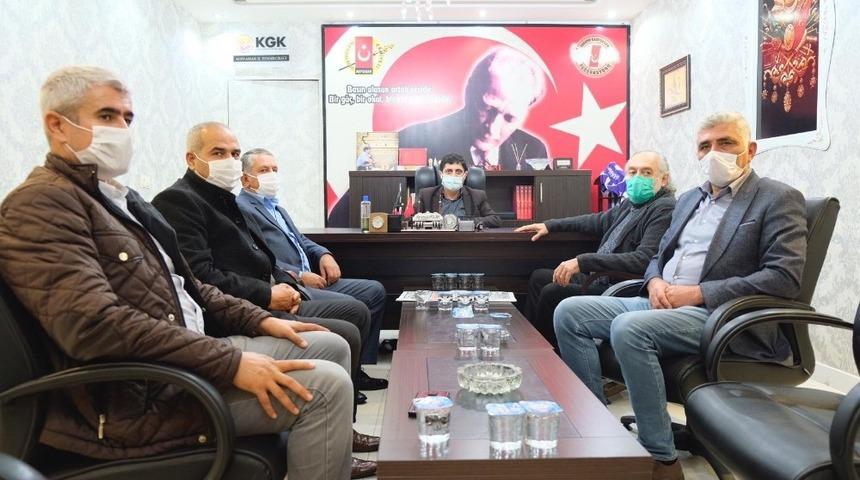 Başkan Binzet AGAD Y&ouml;netimiyle bir araya geldi