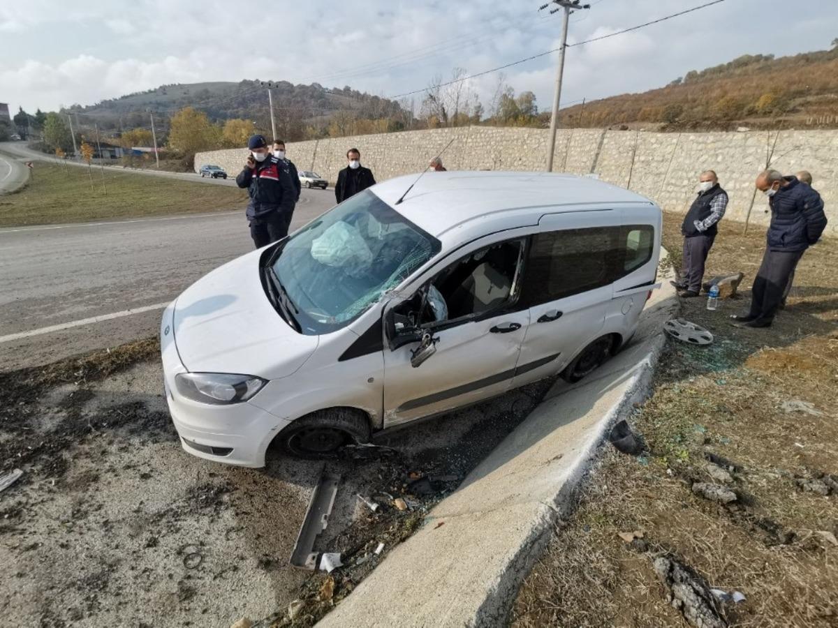 Samsun&rsquo;da trafik kazası: 1 yaralı