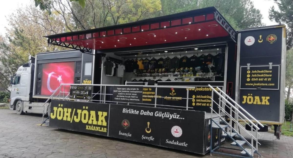 J&Ouml;H ve J&Ouml;AK tanıtım ve satış tırı G&ouml;nen&rsquo;de