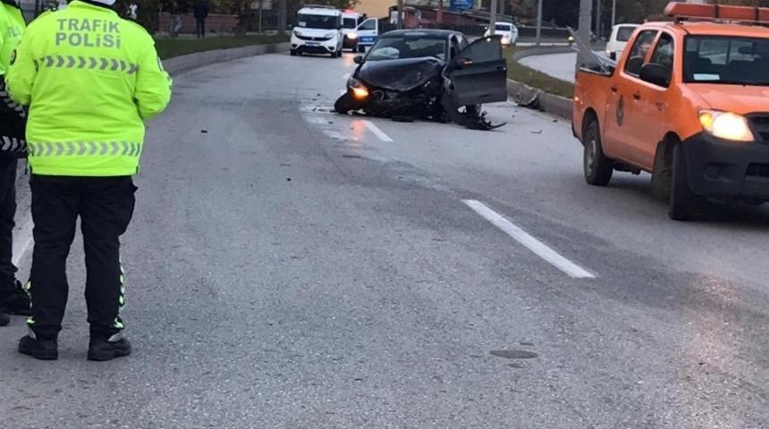 Devrek&rsquo;te trafik kazası: 1 yaralı