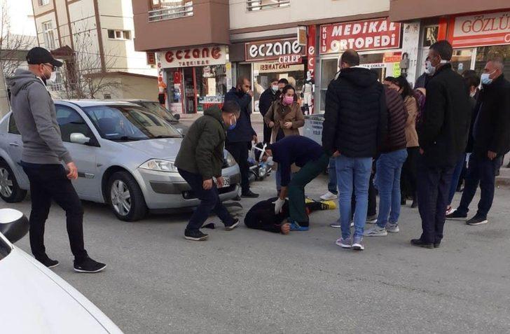 Otomobil ile motosiklet çarpıştı: 1 yaralı G2