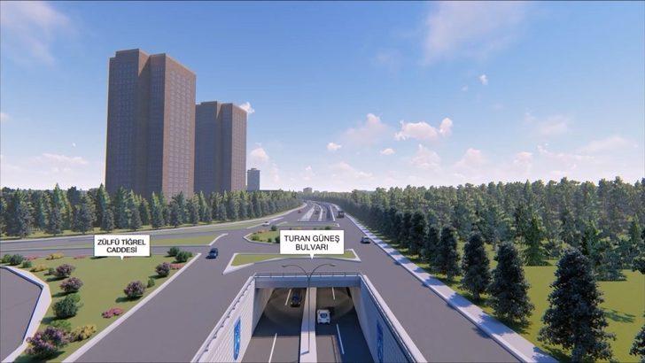 Turan Güneş Bulvarı trafiğine nefes aldıracak proje hayata geçiyor G1