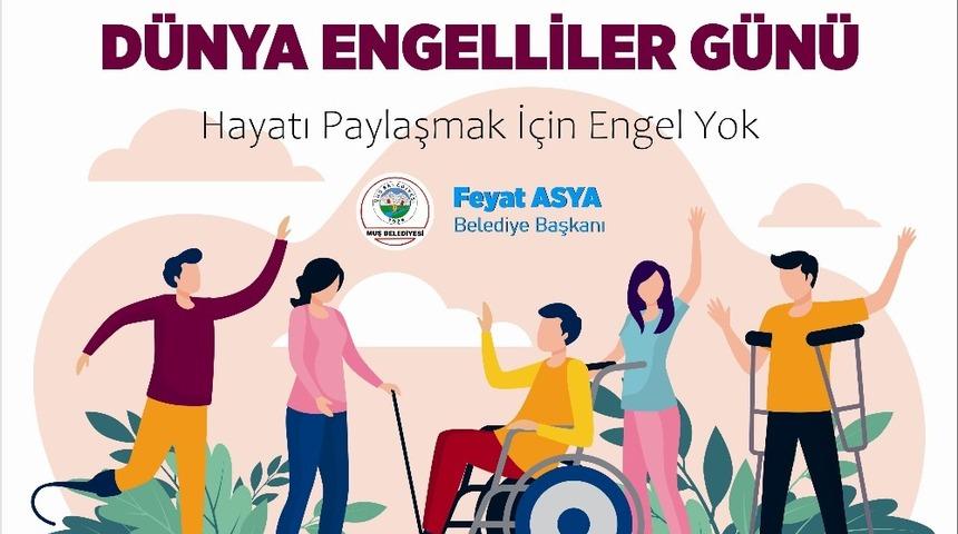 Başkan Asya&rsquo;dan D&uuml;nya Engelliler G&uuml;n&uuml; mesajı