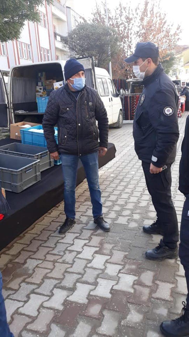 Çavdarhisar pazarında sıkı denetim G4