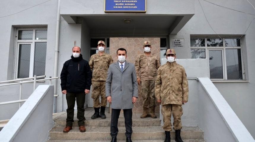Kaymakam &Ccedil;elik, jandarma karakolunu ziyaret etti