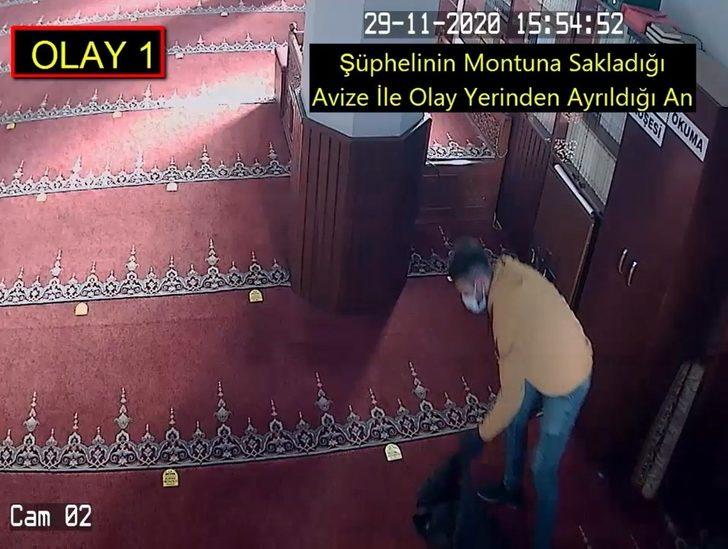 Camiden avize çalan hırsızlar yakalandı G2