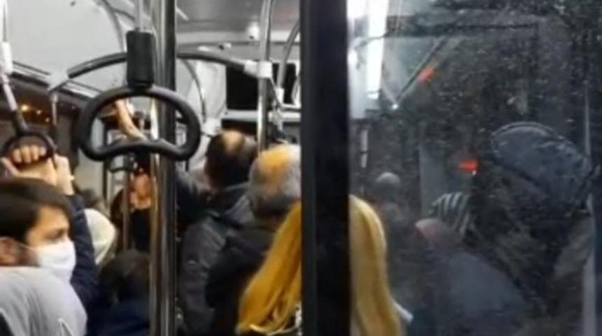 Yolcu otobüsünde son dakika yoğunluğu tartışmaya sebep oldu