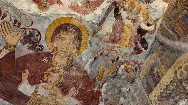 sümela manastırı freskler