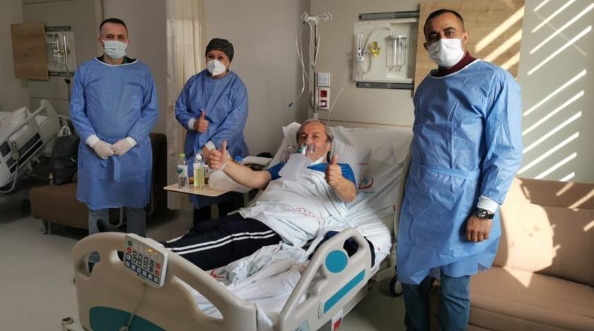 Hastanede korona virüs tedavisi gören belediye başkanından çağrı