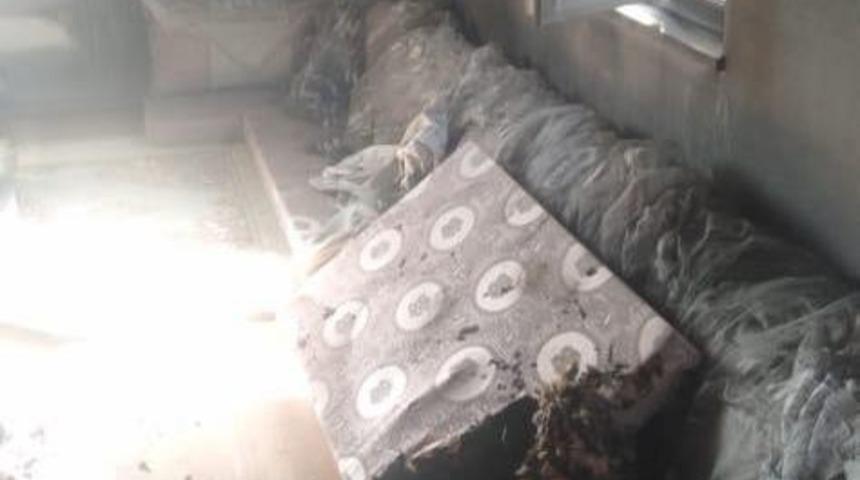 Van&rsquo;da ev yangını