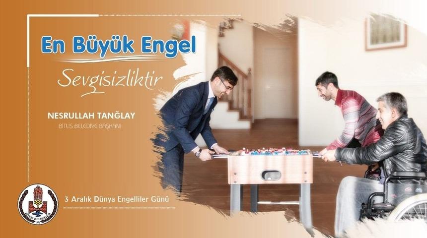 Başkan Tanğlay&rsquo;dan 3 Aralık D&uuml;nya Engelliler G&uuml;n&uuml; mesajı