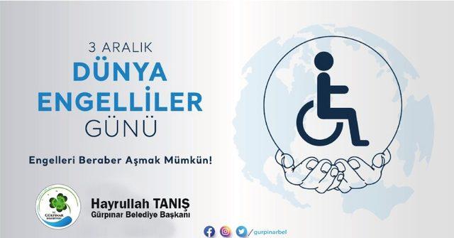 Başkan Tanış’tan 3 Aralık Dünya Engelliler Günü mesajı