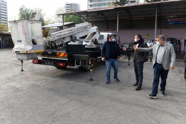 Yenişehir Belediyesi atıl durumdaki araçları hizmete kazandırıyor