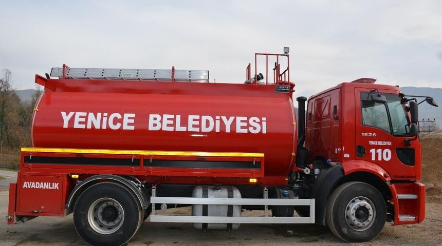 A&ccedil;ılan kampanya ile belediyeye yeni itfaiye alındı