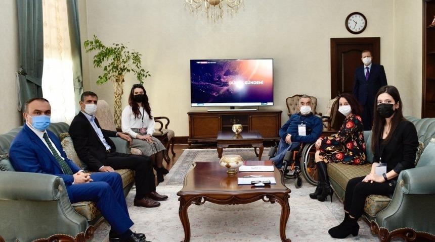 Genel Başkan Demirel Vali Soyt&uuml;rk ile bir araya geldi