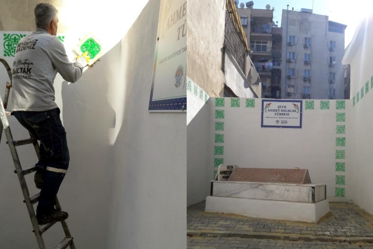 Akdeniz il&ccedil;esindeki t&uuml;rbeler yenileniyor