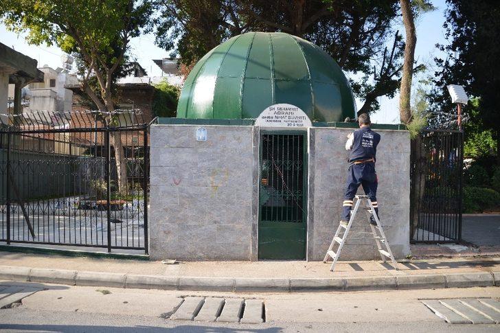 Akdeniz ilçesindeki türbeler yenileniyor G2