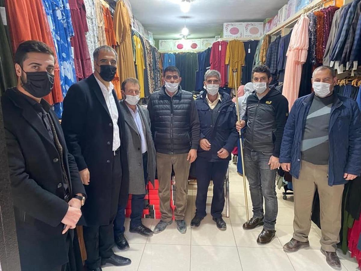 Başkan Kaya&rsquo;dan esnafa ziyaret